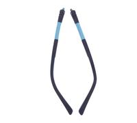 DIYEAH Silicone Metal Glasses Arm Replacement Temples for Men Women Comfortable Eyeglass Temple Repair Parts Low Maintenance Blue Eyewear Legs Compatible with Various Frames