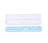 DIYEAH Silicone Pencil Case Compatible with Apple Pencil 1st 2nd Generation, Sky Blue Inner Lining, Protective Storage Box for Stylus, Suitable for Ipad Users and Stationery Organization