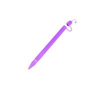 DIYEAH Silicone Stylus Protective Cover Sleeve for Pencil Slip Grip Holder with Lost Design Lightweight Portable Purple Pencil Accessory for Scratch and Shock Protection