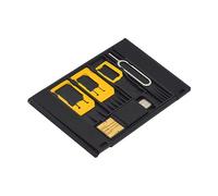 DIYEAH Sim Card Adapter Kit Nano to Micro Sim with Otg Reader for Mobile Phones 5pcs Tool Set Suitable for Smartphone and Maintenance Random Color