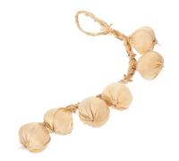 DIYEAH Simulated Garlic String Decor for Home and Restaurant Artificial Garlic Braids for Food Photography Props for Kitchen Decor