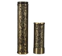 DIYEAH Single Cigar Holder Metal Travel Case Protects Cigars from Moisture and Air Exposure Uncrushed Protection Sl legant Design with Bag for Outdoor Adventures and Christmas