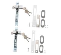 DIYEAH Sliding Door Mortise Lock Aluminium Hook Latches Durable for Household Doors Single Core Unlocking