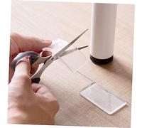 DIYEAH Slip Furniture Foot Pad White Vibration Dampening Mat for Cabinets Refrigerators Sofas Noise Reduction and Floor Protection Durable Cut to Skid Cushion for Home Use