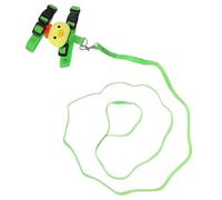 DIYEAH Small Animal Harness and Leash Set Practical and Comfortable Adjustable Polyester Walking Leash Light Green Colour, Included for Rabbits and Ferrets for Outdoor Use