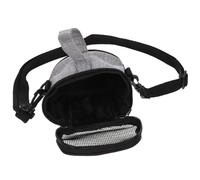 DIYEAH Small Pet Carrier Bag for Hamsters and Rats, Breathable Mesh Medium-Sized Adjustable Shoulder Travel Pouch for Outdoor Use, Gray Small Animal Transport Bag