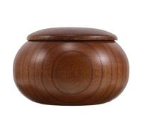 DIYEAH Small Wooden Souvenir Urns for Pet Ashes Keepsake Mini Solid Wood Cremation Jars for Cat Funeral Remains Home Memorial Decoration Supplies