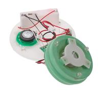 DIYEAH Snow Globe Motor Kit with Wireless Flake Movement and Synchronized Music and Light, Plastic Base with Built-in Battery Box for Daily Relaxation and Home Décor, Powered by 2 X Aaa