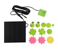 DIYEAH Solar Fountain Pump for Outdoor Garden and Courtyards with Automatic Operation and Decorative Plastic Design, Creative Appearance for Beautiful Patio Water Features