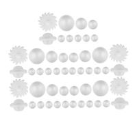 DIYEAH Solar System Model for Boys and Girls 8-12 Foam Balls Kit 5 Sets Creative Blank Solar System Balls with Smooth Surface Cultivates Imagination DIY Party Decoration for Children