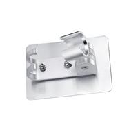 DIYEAH Space Aluminum Shower Head Base Adjustable Angle Wall-Mounted Bracket Holder for Bathroom No Drilling Installation Seamless Design for Standard Shower Hose and Accessories