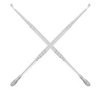 DIYEAH Spiral Ear Wax Removal Tool Stainless Steel Earwax Remover with Dual Head for Gentle Cleaning Deep Cleaning, Reusable Ear Care Kit for Adults Boys and Girls at Home and Travel