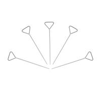 DIYEAH Stainless Steel Cell Spreader 5pcs Reusable Laboratory Tool for Microbiology and Cell Culture Heat Sterilizable Triangle Head