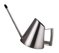 DIYEAH Stainless Steel Indoor Watering Can Long Spout Metal Pot with Comfortable Thick Handle for Houseplants Flowers Garden Use and Practical