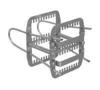 DIYEAH Stainless Steel Microscope Slide Rack with 20 Positions for Laboratory Staining and Drying, Safe and Stable Handling, Versatile Compatibility for Research Experiments