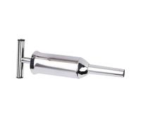 DIYEAH Stainless Steel Sausage Stuffer Tube Large Sausage Filler Kit for Home Use Meat Filling Tool Compatible with Ground Beef Pork Turkey Venison Easy to Clean Resistant