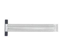 DIYEAH Stainless Steel Woodworking Ruler T-Shaped Marking Gauge Tool for Carpenter Measuring Line Drawing and Scribing Positioning Square Tool