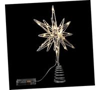 DIYEAH Star Topper for Artificial Tree LED Tree Topper Star Rustic