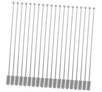 DIYEAH Stick Pin Silver Metal Safety Pins with Ball End and Clutch for Jewelry Making Corsage Craft 90mm 20Pcs