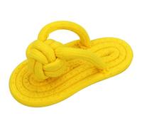 DIYEAH Sturdy Cotton Rope Chew for Small and Medium Dogs, Slipper Shape Pet Teething for Training and Keeping Pets Quiet, Long Lasting Puppy Chew Random Color