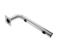 DIYEAH Sturdy Pole Mount L Shaped Bracket for Wireless Bridge Stainless Steel with Anti-shake Feature and Outdoor Antenna Mounts for Roof Mounting and Perimeter Monitoring