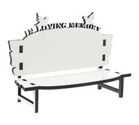 DIYEAH Sublimation Blank Chair Decor, Heat Transfer Wooden Ornament, DIY Chair Decoration, White, 18 x 12.5 x 7 cm
