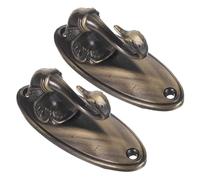 DIYEAH Swan Shaped Alloy Wall Hooks No Drill Decorative Coat Holdbacks for Living Room Bedroom Slip Retro Style Easy to Clean Damage Mounting