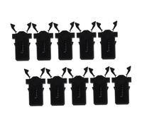 DIYEAH Switch Lock Replacement Clips and Long Term Reliability with Convenient Press Design Trash Bin 25pcs Black Plastic Push-type Switch Locks for Garbage Can Lids