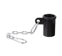 DIYEAH T-bar Row Attachment Sleeve with Chain for Weight Lifting, Steel Construction, Easy to Install Fitness Bar Cable Attachment for Bent over Row Exercises at Home Gym