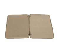 DIYEAH Tactical Armband Badge Display Book 42x32cm Khaki Hook and Loop Patch Organizer with Flip-Page Binder Rings for Patch Collection Storage and Badge Holder
