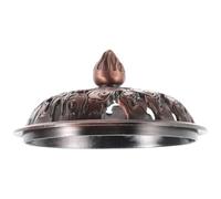 DIYEAH Timeless Vintage Incense Burner Cover with Intricate Metal Patterns Charming Replacement Lid for Home Office and Tearoom Decor Secure Fit to Maintain Cleanliness and Enhance