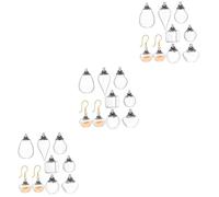 DIYEAH Tiny Glass Bottles Set 7 Miniature Jars for Jewelry Making Spell Jars for Witches Wedding Wish Bottles Empty Vials