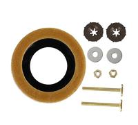DIYEAH Toilet Wax Flange Ring with Leak Bolts and Screws Stable and Easy to Install Toilet Seal for Secure