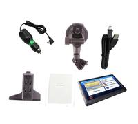 DIYEAH Touch Screen Car GPS Navigation with Storage Fm Transmission Media Player Vehicle Modes Including Truck and Taxi Satellite Signal Map View Voice Guidance Eu Version