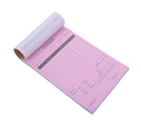 DIYEAH Trade Order Receipt Book 2-Part Forms 100 Pages Business Invoice Pads for Retail Goods and Financial Records