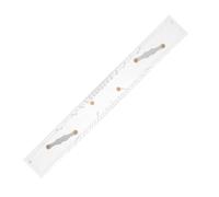DIYEAH Transparent Acrylic Parallel Ruler Navigation Tool for Nautical Chart Plotting High Precision Hydrographic Charting with Construction for Coastal Piloting and Sailing Safety