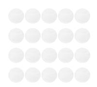 DIYEAH Transparent Coin Holder Cases 20pcs Cover for Badges and Silver Coin Storage Display Organizer for 58mm Medals Collectibles with Thick Firm PVC Seams