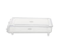 DIYEAH Transparent Egg Container with Lid Space Saving Refrigerator Egg Holder Durable Kitchen Storage for and Food Low Temperature Resistant Multi Design