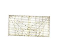 DIYEAH Transparent Patchwork Sewing Ruler for Quilting and Garment Making Accurate Scale with Lines Durable DIY Tailor Cutting Tool for Embroidery and Craft Projects