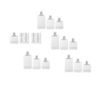 DIYEAH Travel Cosmetic Sample Bottles Set for Shampoos and Essences, of Easy to Open and Fill Pet Refillable Containers, Portable Sub-packing Bottles for On-the-go Toiletry Use