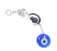 DIYEAH Turkish Blue Evil Eye Wall Hanging Owl Charm Decoration for Bedroom and Car Protective Lucky Ornament for Home and Special Festival Celebrations