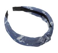 DIYEAH Twisted Knot Headband for Girls Stylish Denim Fabric Wide Brim Hairband Comfortable and Practical Design Suitable for Daily Wearing and Many Occasions