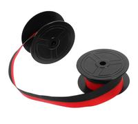 DIYEAH Typewriter Ink Ribbon Twin Spool Black Red Nylon Ribbon Wear-resistant Replacement for Gr24 Gr41 Gr42 Gr51 Stardp8340 1231p 102 Manual Typewriter Compatible Office Use