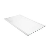 DIYEAH Universal Tempered Glass Refrigerator Shelf 400x240mm with Double Edge Protection, Large Fridge Shelf Replacement for Kitchen Freezer Storage and Food Organization