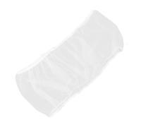 DIYEAH Universal Xxl Bird Cage Cover Netting, White Nylon Mesh Seed Guard Skirt for Parakeet and Parrot Cages, Stretchable 150-220cm Circumference 35cm Height, Birdcage Protector