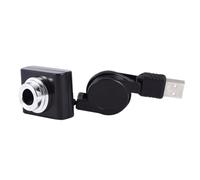 DIYEAH USB Laptop Camera with Automatic Gain Control and Advanced Digital Function, Black Plastic and Glass Material, 120 Degree Wide Angle Computer Webcam for Live Teaching