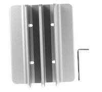 DIYEAH Vertical Laptop Stand Aluminum Alloy Tablet Holder with Double Slots Skid Base for Enhanced Heat Dissipation for Tablets and Laptops Durable and Lightweight Design