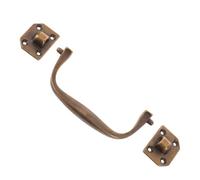 DIYEAH Vintage Brass Cabinet Handles with Movable Drawer Pull Design and Comfortable Grip, Solid Copper Construction, Streamlined Shape, for Kitchen and Bathroom Furniture Accessories