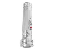 DIYEAH Vintage Metal Flashlight Portable Retro Torch for Outdoor Adventures Durable Construction with Bright Illumination for Camping and Travel Design