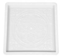 DIYEAH Vintage Pattern DIY Pavement Tile Mold Concrete Cement Stencil for Garden Walkway Brick Making Chinese Style Courtyard Path Crafting